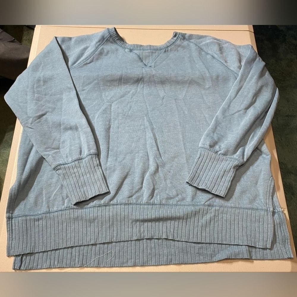 Maurices Crew Neck Blue Pullover Sweater Sweatshirt Women's XXL Comfy Casual EUC